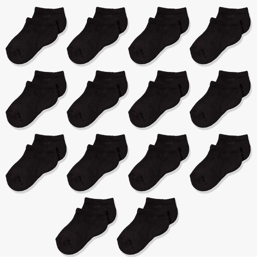 NWOT 14 pairs unisex toddler cotton low cut ankle socks